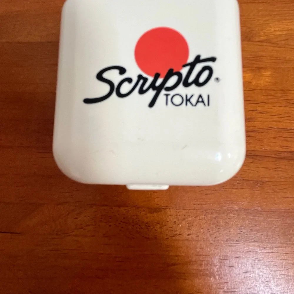 Vintage SCRIPTO Desk Organizer Office Decor paperclip storage
